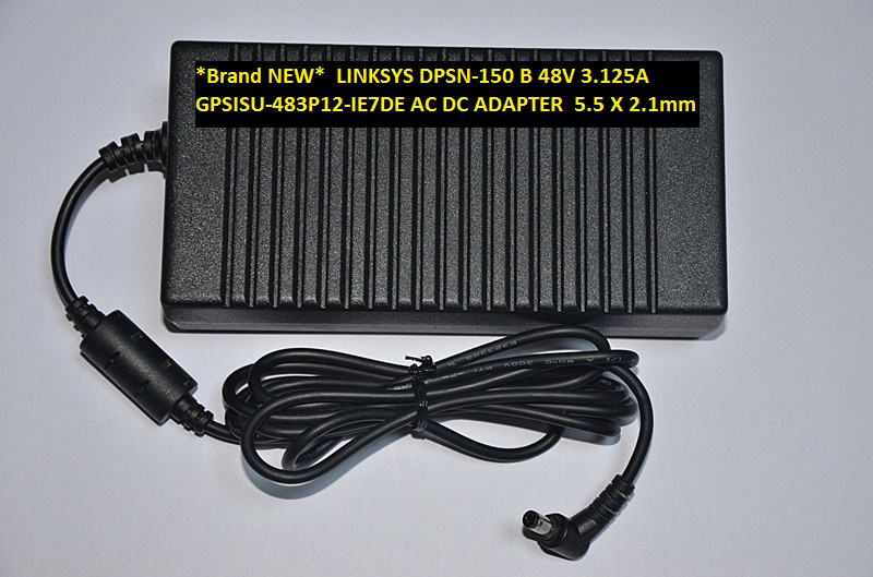 *Brand NEW* LINKSYS 48V 3.125A DPSN-150 B AC DC ADAPTER GPSISU-483P12-IE7DE - Click Image to Close